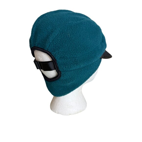 Vintage 90s EMS Teal Duckbill‎ Fleece Had S/M USA - Picture 4 of 7